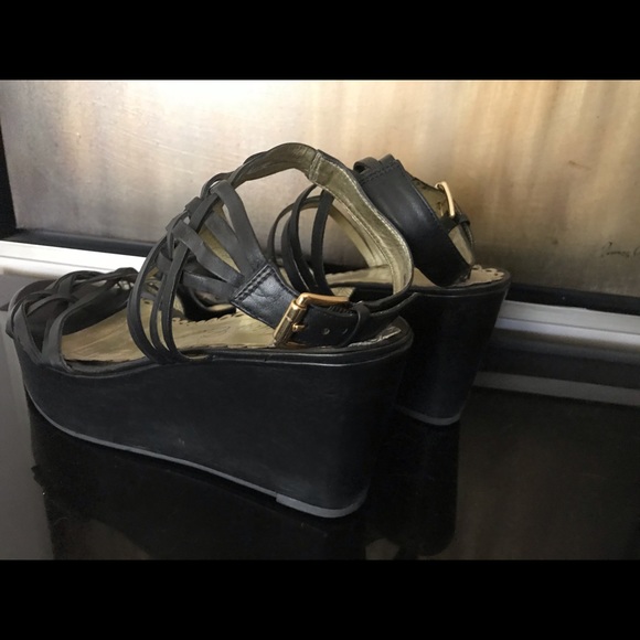 Vintage, Juicy Couture, black leather, platform - Picture 4 of 5